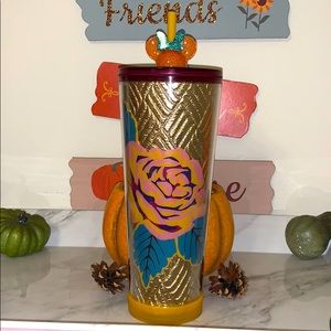 Starbucks gold quilted rose tumbler